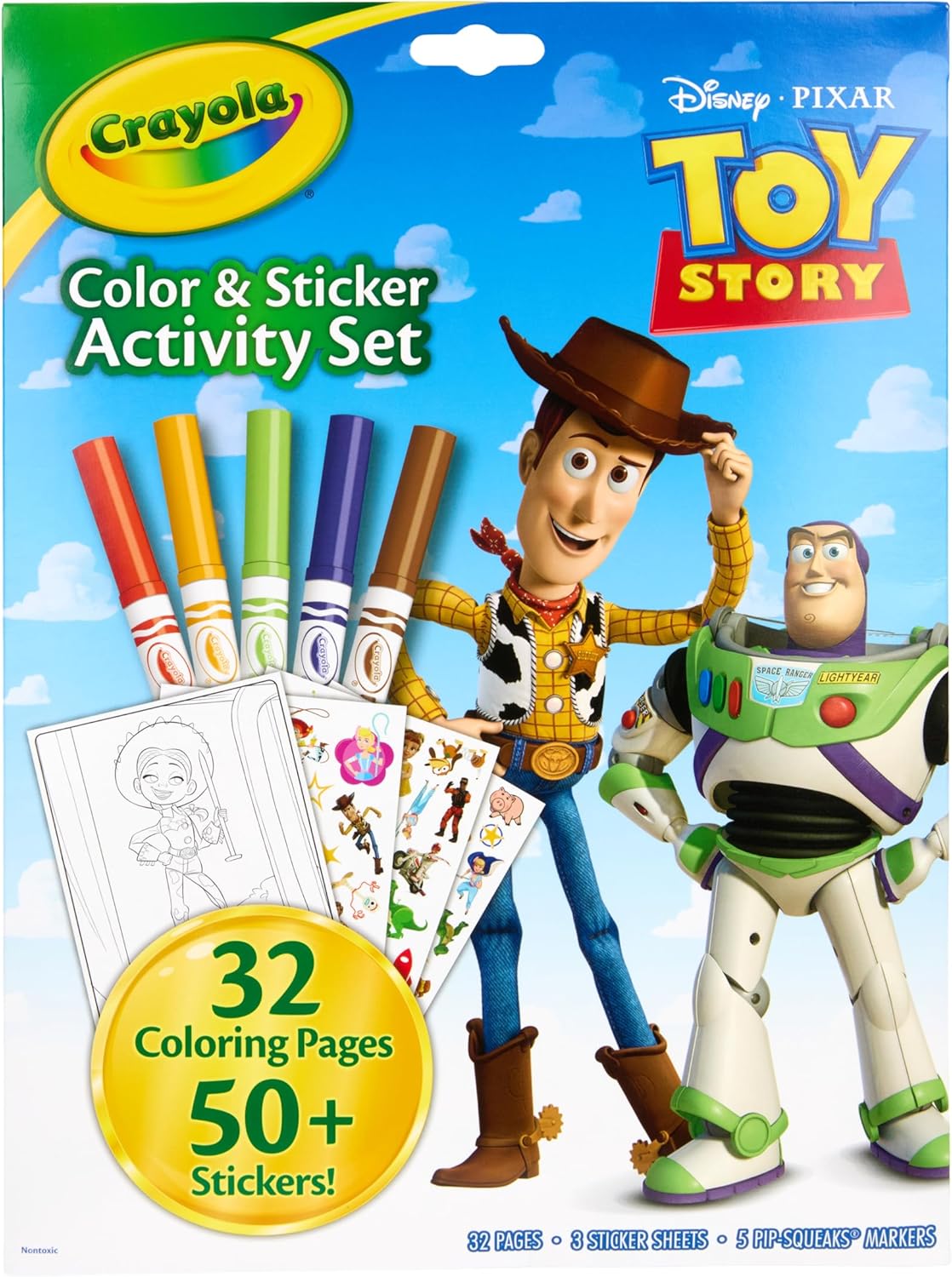 Crayola Color & Sticker Activity Set - Toy Story 5 - Marker Set