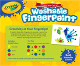 Crayola Washable Fingerpaints, 3 Count