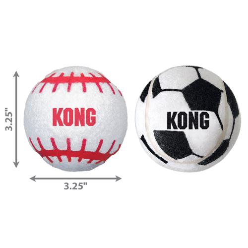 Dog Toy Sport Balls KONG Large 2 Pack