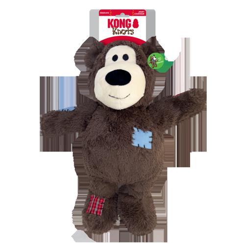 Dog Plush Toy Wild Knots Bear KONG Jumbo XL