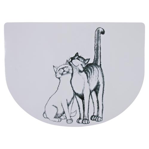 Cat Feeding Placemat Pussycats Trixie White 40 x 30cm