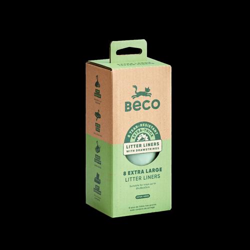 Cat Litter Tray Liners Beco XL 8 Pack