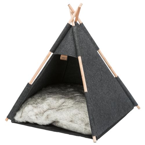 Cat Tipi Felt Cave Trixie Dark Grey 55 x 65 x 55cm