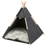 Cat Tipi Felt Cave Trixie Dark Grey 55 x 65 x 55cm