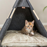 Cat Tipi Felt Cave Trixie Dark Grey 55 x 65 x 55cm