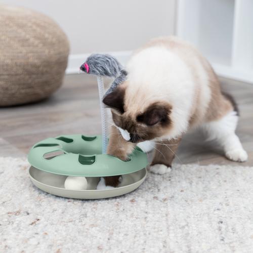 Cat Track Toy with Furry Mouse Trixie 24cm