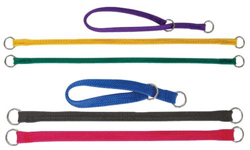 Dog Nylon Slip Collar Beau Pets Double Black 20mm x 55cm