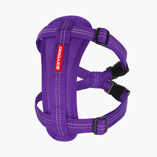 Dog Chest Plate Harness Essential EzyDog Medium Purple