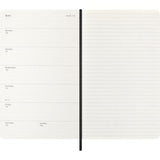 Moleskine Diary 18M Weekly + Notes Soft Cover Large Black 2026/27