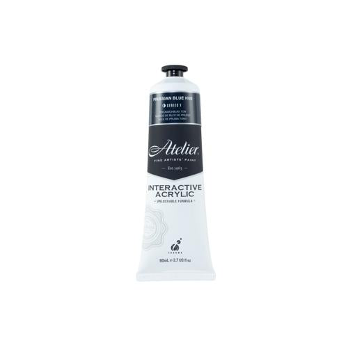 Atelier Acrylic Interactive Paints 80ml Prussian Blue Hue