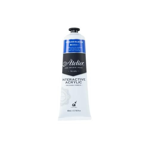 Atelier Acrylic Interactive Paints 80ml Cerulean Blue Hue