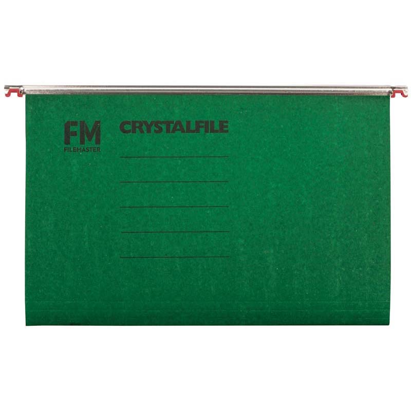 FM File Suspension Crystalfile Rainbow 20 Pack Foolscap
