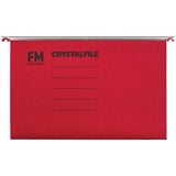 FM File Suspension Crystalfile Rainbow 20 Pack Foolscap