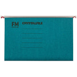 FM File Suspension Crystalfile Rainbow 20 Pack Foolscap