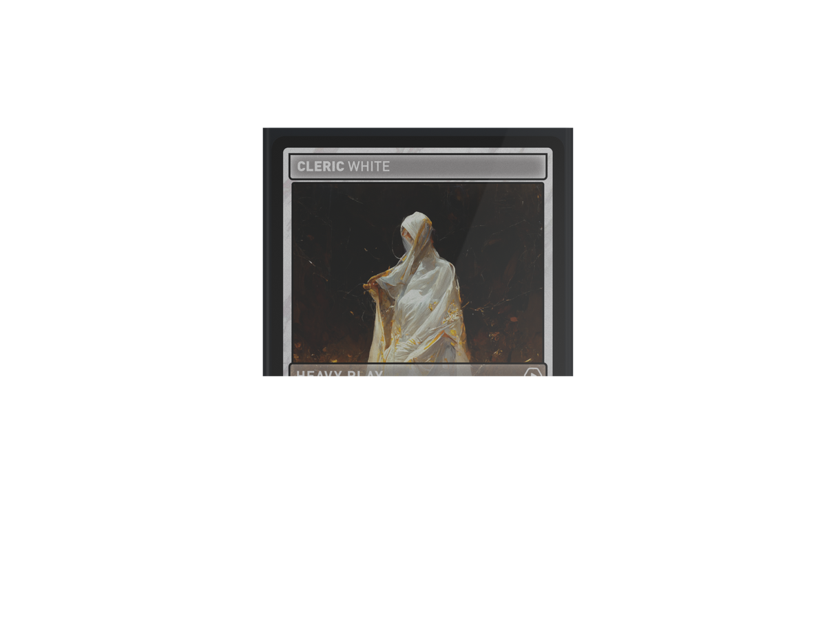 Heavy Play: CURV Sleeves Standard 100 - Cleric White