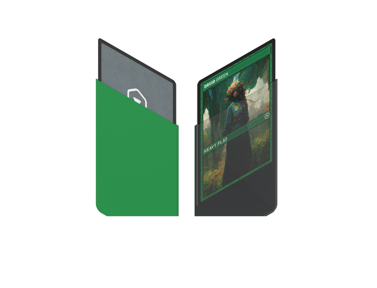 Heavy Play: CURV Sleeves Standard 100 - Druid Green