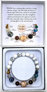 Bracelet - American Howlite Solar System (7cm)