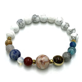 Bracelet - American Howlite Solar System (7cm)