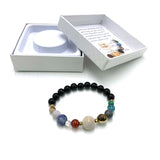 Bracelet - Polished Onyx Solar System (7cm)
