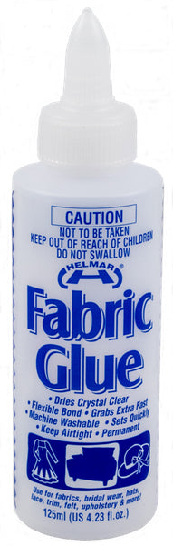 HELMAR FABRIC GLUE 125ml (solvent based)