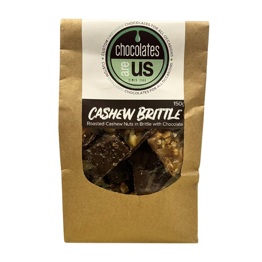 Chocolates Are Us Cashew Brittle. NZ Made.