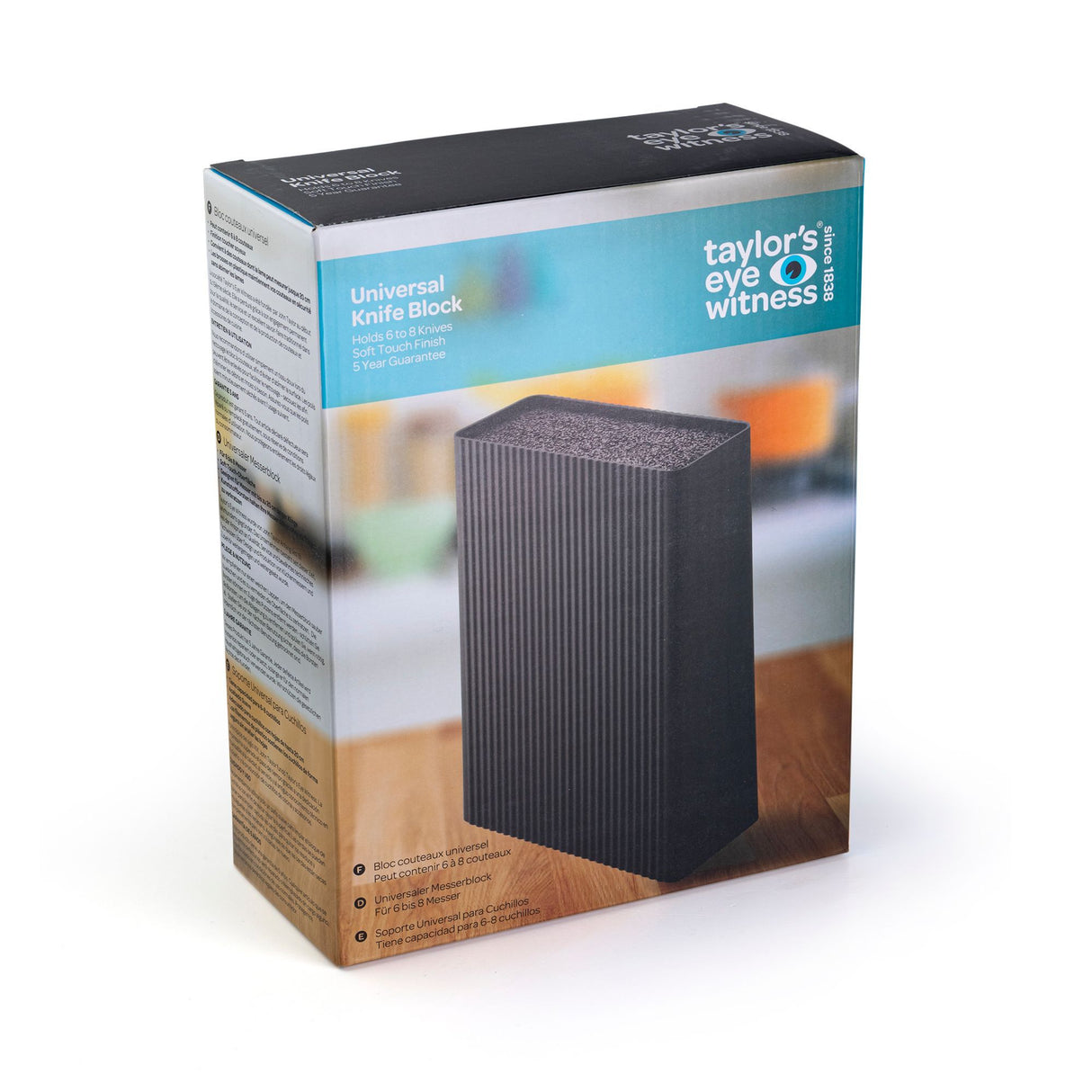 Taylors Soft Touch Universal Knife Block - 8129