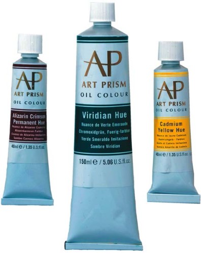 40ml tube of Art Spectrum Artist Oil Paint in Aliz Crimson Hue, featuring high-quality color for artists.