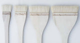 Artist Brush - As Hake 1 Inch with soft goat hair bristles and sturdy wooden handle, perfect for varnish and glaze applications.