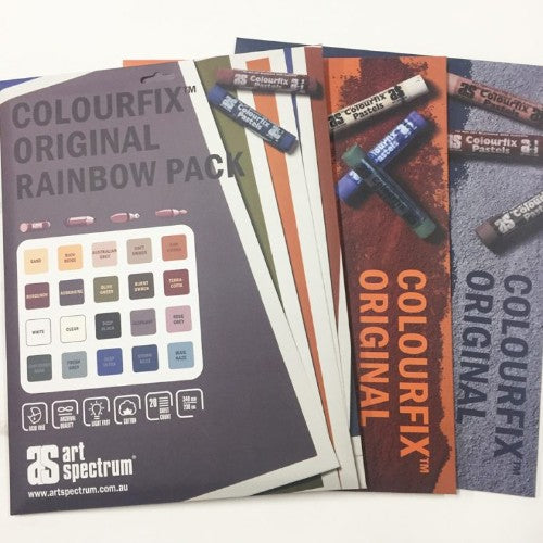 Craft Paper Pad with 10 sheets of acid-free watercolour paper in vibrant Warm tones, ideal for various art projects.