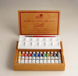 High-pigment, quick-drying white gouache in 22.5 mL tube for vibrant, matte finishes and versatile painting techniques.