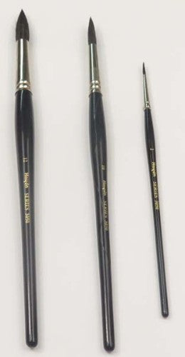 Haydn S3050 Brush No.6, a versatile artist brush with ultra-soft pony hair, ideal for beginners and children.