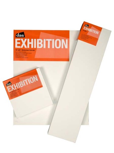 High-quality 10x12 inch Das Exhibition artist canvas made from 100% natural cotton, ideal for various painting techniques.