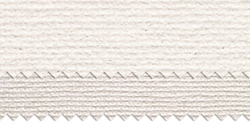 Primed E5309 artist canvas roll measuring 140cm x 10m, perfect for acrylic and oil painting with medium grain texture.