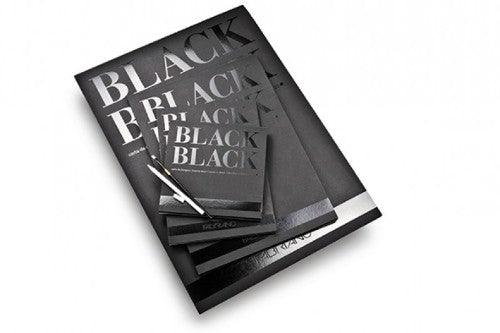 Craft Paper - Fabriano Black Black Pad A3 300g 20sh