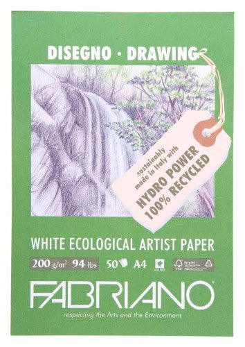 Sketch / Paper Pad - Ecological Pad A4 200gsm (50 Sheet)