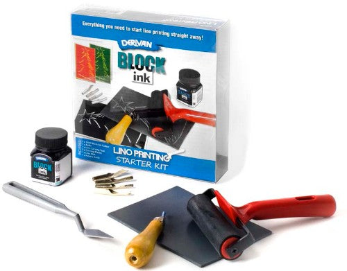 Ink - Derivan Block Ink Lino Printing Set