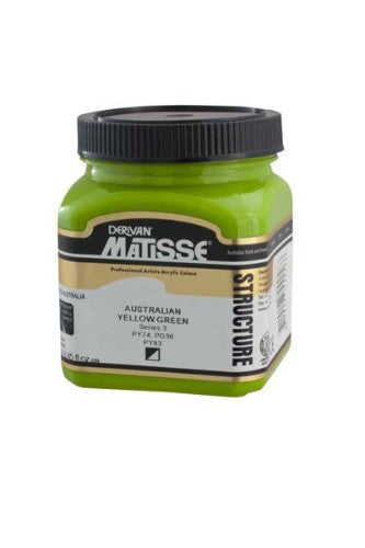 Acrylic Paint - Matisse Str 250ml Aust Yellow Green S3