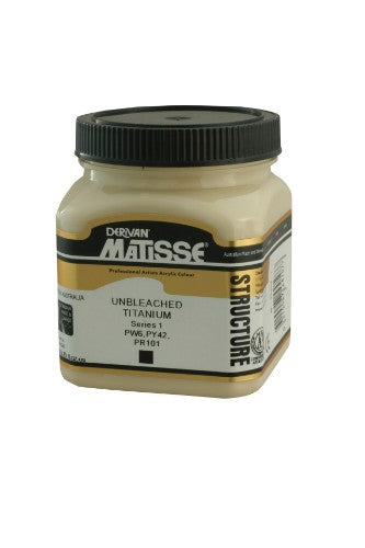 Acrylic paint in 250ml, Unbleached Titan S1, offering vibrant colors and versatile impasto effects for artists.