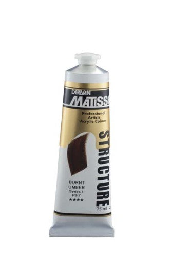 Acrylic Paint - Matisse Str 75ml Burnt Umber S1