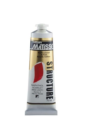 Acrylic Paint - Matisse Str 75ml Napthol Scarlet S3