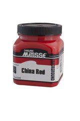 Acrylic paint in vibrant China Red, ideal for various surfaces, offers quick-drying, rich color coverage and a matte finish.