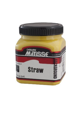 250ml bottle of Matisse Background Acrylic Paint in Straw color, ideal for versatile applications and enhanced artistic expression.