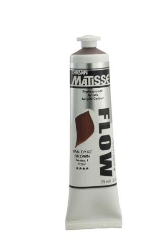 Acrylic Paint - Matisse Flow 75ml Van Dyke Brown S1