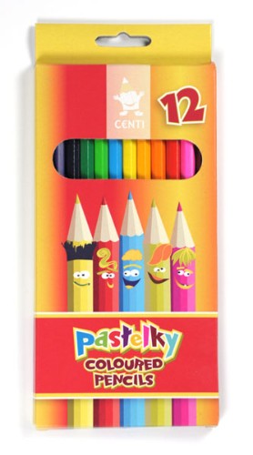 Vibrant 12-piece colored pencil set for artists, featuring smooth application and non-toxic materials, ideal for creative projects.