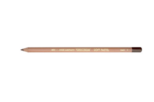 Soft Pastel Chalk Pencil Fawn with 4.2mm lead, ideal for vibrant, blendable drawings and easy sharpening for fine details.