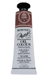 Rich Madder Brown Aliz oil paint in 38ml, featuring a thick, buttery texture for vibrant artistry and excellent coverage.