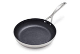 Scanpan CS Fry Pan 28cm with Stratanium+ non-stick surface, ergonomic handle, and five-layer aluminum for even heat distribution.