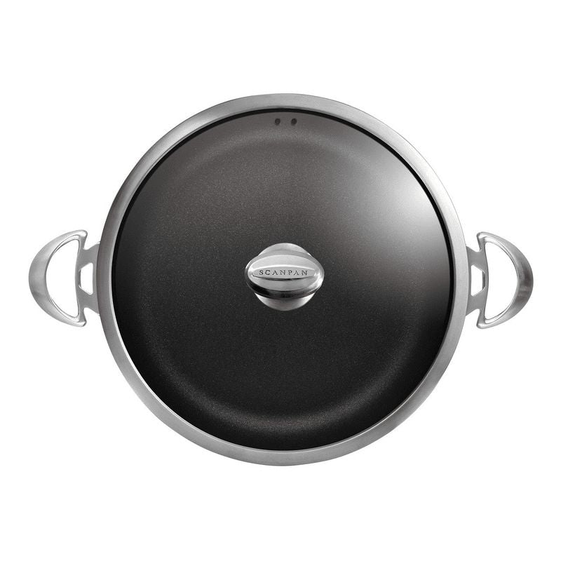 Scanpan CS Chef Pan 32cm with Stratanium+ non-stick surface, durable five-layer construction, and ergonomic handle for versatile cooking.