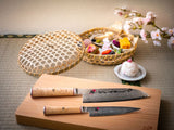 Knife Set - 2PC Santoku 18 Shotoh 13