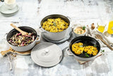 4pc Stackable Cocotte Set - 24cm (White Truffle)